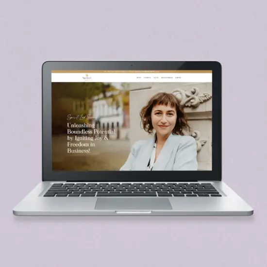 Screenshot of the SpiritLed Guide Website homepage